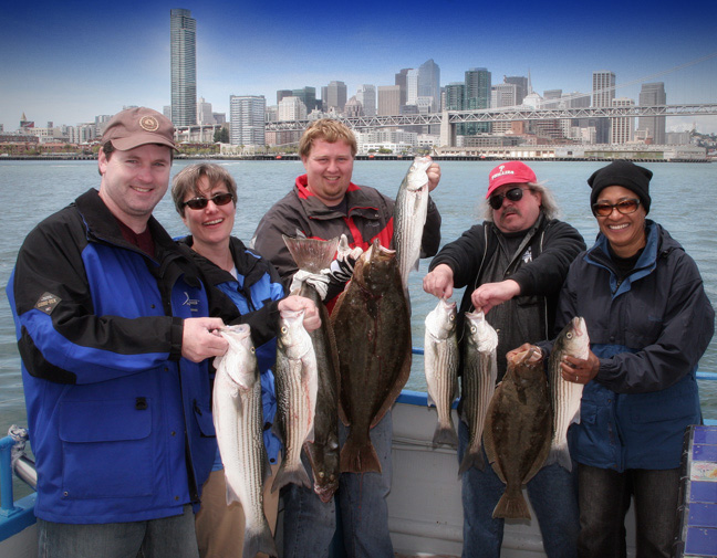 Group Fishing San Francisco Bay