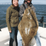 Trophy California Halibut Caught in San Francisco Bay