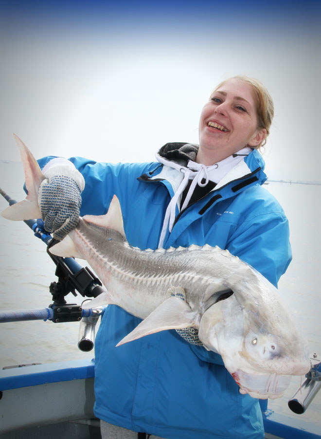 Guided Sturgeon Fishing Charters in San Francisco