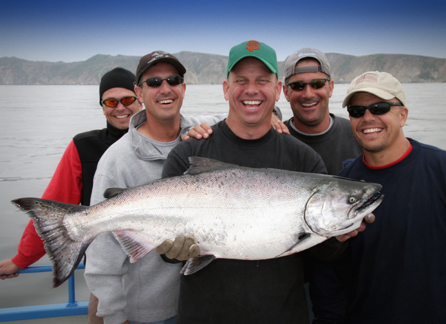 Guided King Salmon Fishing Charter San Francisco