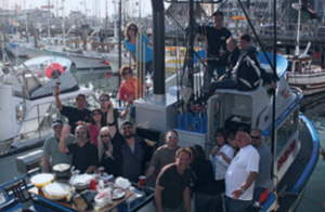 Wharf boat party